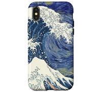 Gran Ola de Kanagawa con Starry Nights Van Gogh Art Carcasa para iPhone X/XS