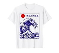 Gran Ola de Kanagawa Hokkaido Big Wave Japón Arte Hokusai Camiseta