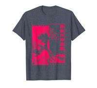 Gran Ola De Kanagawa Hokusai Ukiyo-e Japón Arte Japonesa Camiseta, Hombre, Azul Jaspeado, 3XL
