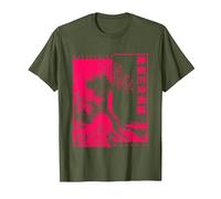 Gran Ola De Kanagawa Hokusai Ukiyo-e Japón Arte Japonesa Camiseta, Hombre, Verde Oliva, L