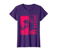 Gran Ola De Kanagawa Hokusai Ukiyo-e Japón Arte Japonesa Camiseta, Mujer, Morado, L