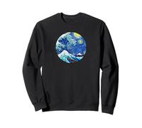 Gran Ola de Kanagawa Van Gogh Starry Night Style Sudadera