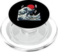 Gran Ola Kanagawa Ballena observando Arte japonés PopSockets PopGrip para MagSafe