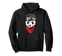 Gran Oso Panda Aviador con Gafas, Regalo de Amor Sudadera con Capucha