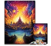Gran Palacio de Tailandia - Rompecabezas de 1000 Piezas para Adultos. Rompecabezas imposibles. Ideal para Decorar y Regalar. 1000 Piezas (75 x 50 cm).