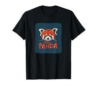 Gran panda rojo juega para un estado de ánimo alegre Camiseta