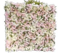 Gran pared de flores hortensia, fondo artificial rosas estilo bosque 5D, falsas tela realistas para bodas al aire libre