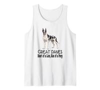 Gran Perro danés Corazón de un león Tamaño de un Pony Pet Camiseta sin Mangas