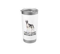 Gran perro danés Corazón de un león Tamaño de un Pony Pet Vaso térmico de acero inoxidable de doble pared