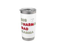 Gran Pharma Bad Karma Vaso térmico de acero inoxidable de doble pared