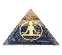 Gran pirámide de orgona | Cristal Pirámide Lapis Lazuli | Pirámide de Orgonita de Buda | Curación por energía positiva de las pirámides de órganos