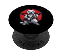 Gran Pirineo Heavy Metal Guitarra Rock Dog Lover PopSockets PopGrip Adhesivo