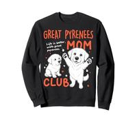Gran Pirineo Mamá Club Perro Mamá Mamá Día de la Madre Sudadera