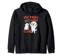 Gran Pirineo Mamá Club Perro Mamá Mamá Día de la Madre Sudadera con Capucha