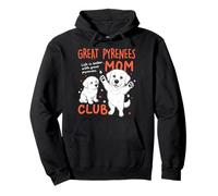 Gran Pirineo Mamá Club Perro Mamá Mamá Día de la Madre Sudadera con Capucha