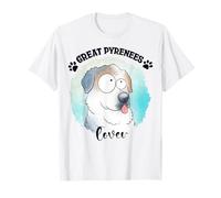 Gran Pirineo Perro Mamá Papá Kawaii Pirineos Montaña Perro Camiseta