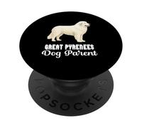Gran Pirineo Perro Padre para los Fans de Mascotas y Animales PopSockets PopGrip Adhesivo