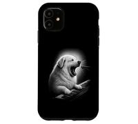 Gran Pirineo Tocando Teclado Piano Jugador Perro Amante Carcasa para iPhone 11