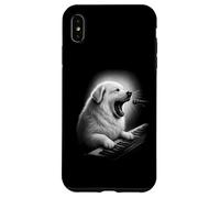 Gran Pirineo Tocando Teclado Piano Jugador Perro Amante Carcasa para iPhone XS Max