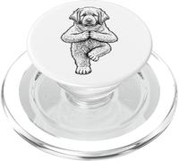 Gran Pirineo Yoga Perro Cachorro Divertido Perros Árbol Pose Asana PopSockets PopGrip para MagSafe