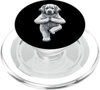 Gran Pirineo Yoga Perro Cachorro Divertido Perros Árbol Pose Asana PopSockets PopGrip para MagSafe