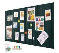 Gran pizarra de 90x60cm, gran placa de corcho, 0,9cm de grosor, pared decorativa de corcho con fieltro, tabla fotográfica plegable con cinta adhesiva autoadhesiva, fieltro autoadhesivo para