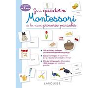 Gran quadern Montessori de les meves primeres paraules (LAROUSSE - Infantil / Juvenil - Catalán - A partir de 3 años)