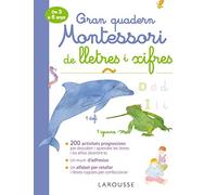 Gran quadern Montessori de lletres i xifres (LAROUSSE - Infantil / Juvenil - Catalán - A partir de 3 años)