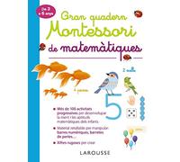 Gran quadern Montessori de matemàtiques (LAROUSSE - Infantil / Juvenil - Catalán - A partir de 3 años)
