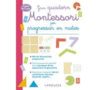 Gran quadern Montessori per progressar en mates. A partir de 7 anys (LAROUSSE - Infantil / Juvenil - Catalán - A partir de 5/6 años)