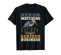 Gran Regalo de Aves de Garza Azul para observar Aves en humedales Camiseta