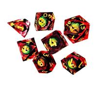 Gran regalo para coleccionistas: ya sea que seas un coleccionista de accesorios o un maravilloso regalo para un entusiasta de los juegos de rol, estos dados proporcionan un complemento llamativo