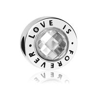 Gran Regalo para tu mamá en Forma de corazón el Amor es para Siempre Nanna God Mother DIY Beads Charm Bracelet DIY joyería de Mujer Fashion Professionals