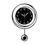 Gran reloj de pared, moderno con números claros a batería, relojes de pared para salón, dormitorio, cocina, baño, apartamento, oficina, casa rural, escuela, hotel
