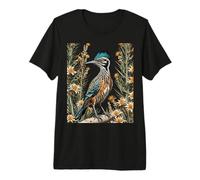 Gran Roadrunner rodeado de Flor de yuca Nuevo México 3 Camiseta Premium