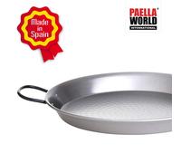 Gran Sartén De Paella Ø 80 Cm - Acero Pulido, Con Asas - Para 40 Porciones