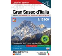 Gran Sasso d'Italia. Carta dei sentieri 1:15.000 (Escursionismo)