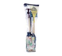 Gran Set de Jardinero Herramientas de Jardinería de Madera Niños 3+