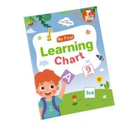 Gran tabla de construcción de palabras en inglés, herramienta educativa de aprendizaje de idiomas para niños, póster de vocabulario de aprendizaje temprano de 28,7 x 21 cm, ayuda para enseñanza de