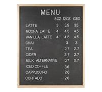 Gran tablero de letras de fieltro 61 x 76 cm, tablero de letras de fieltro gris con 966 letras y símbolos, tablero de mensajes intercambiable para montar en la pared para menús, eventos, uso en el