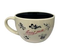 Gran taza de cerámica Disney Mickey para desayuno de 740 ml para niños