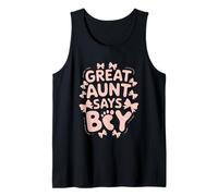 Gran tía Dice Sorpresa de Baby Shower para niño Camiseta sin Mangas
