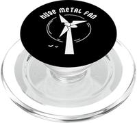 Gran turbina de energía eólica Divertida Metal Fan Rock & Roll PopSockets PopGrip para MagSafe