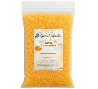 Gran Velada Cera Carnauba Vegetal Natural 100 g | Cera Dura para Cosmética, Jabones, Cremas y Bálsamos Labiales | Emoliente e Hipoalergénica | DIY y Cosmética Natural