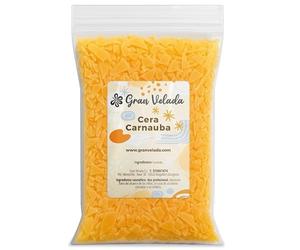 Gran Velada Cera Carnauba Vegetal Natural 25 kg | Cera Dura para Cosmética Profesional, Jabones, Cremas y Labiales | Emoliente e Hipoalergénica | Formato al por Mayor