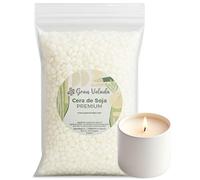 Gran Velada - Cera de Soja Natural para Velas en Vaso 500 g | Cera Vegetal para Velas en recipientes, Masaje y Cosmética | Vegana y en Perlas o Escamas