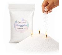 Gran Velada - Cera Microcristalina para Velas Perladas 5 Kg | Cera Velas de Arena en Vaso 100% Vegetal | No necesita Fundido | Lista para Usar | Capas de Color, Velas Efecto Nieve | Cera sin Parafina