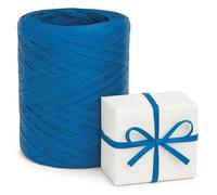 Gran Velada - Cinta de rafia Azul Francia 200 m | Material para Manualidades y Decoración | Ideal para Regalos y Proyectos Creativos