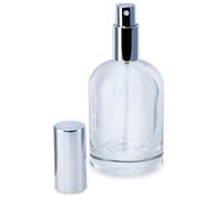 GRAN VELADA Frasco Perfume Campana Pulverizador Plateado Crea Perfumes Personalizados con Estilo y Elegancia