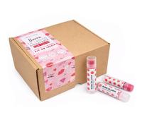 Gran Velada - Kit para Hacer Barra de Labios Casera con Color | Set Todo Incluido para hacer 20 Labiales Rojo Carmín | Incluye Materiales + Instrucciones | Ingredientes Naturales y Receta Paso a Paso